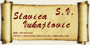 Slavica Vukajlović vizit kartica